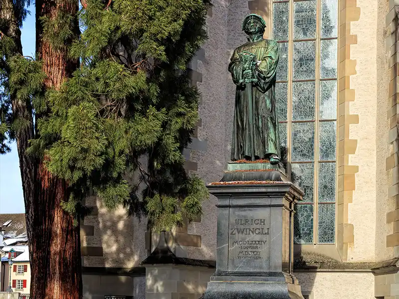 Ulrich Zwingli statue | travel ways